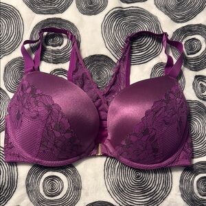 Cacique Purple Lace Underwire Bra